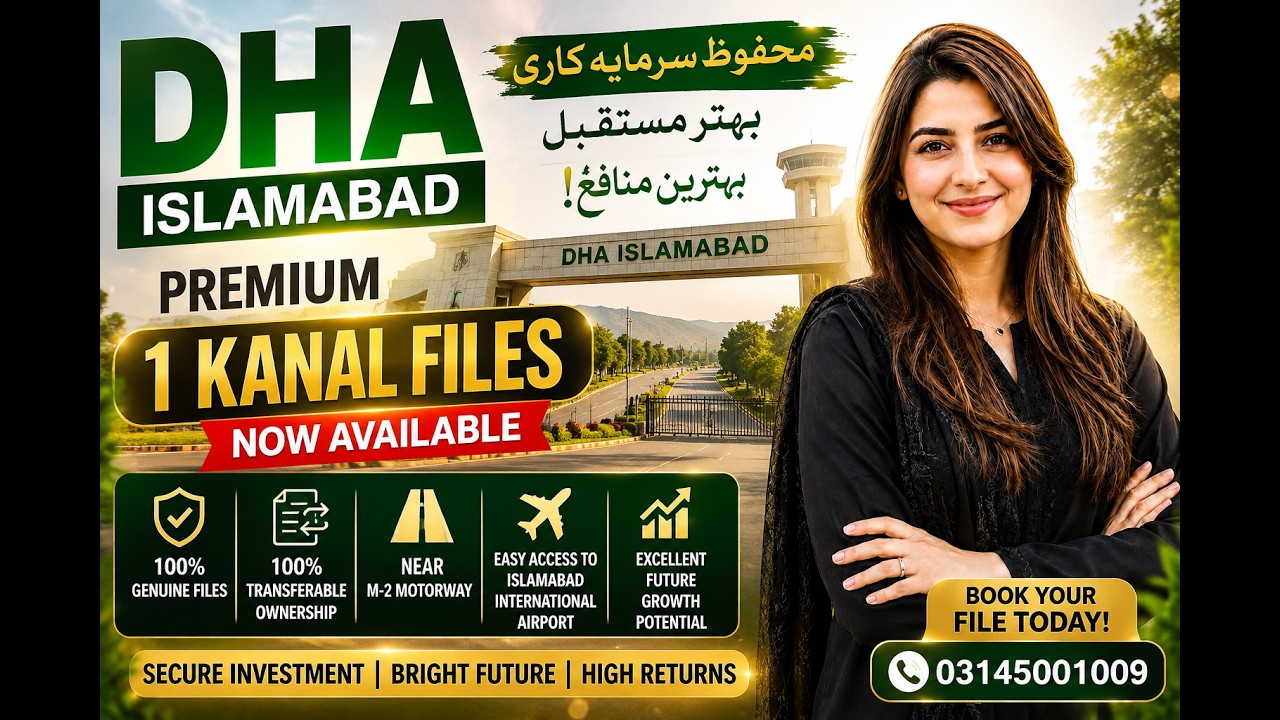 DHA Islamabad | Premium 1 Kanal Files | Best Investment Opportunity in Islamabad