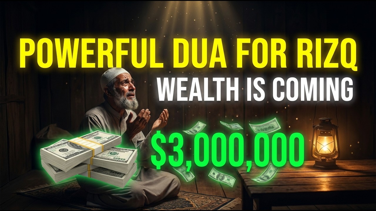 Powerful Dua for Rizq and Wealth | Listen to This Prayer and May Allah Open Your Doors of Sustenance