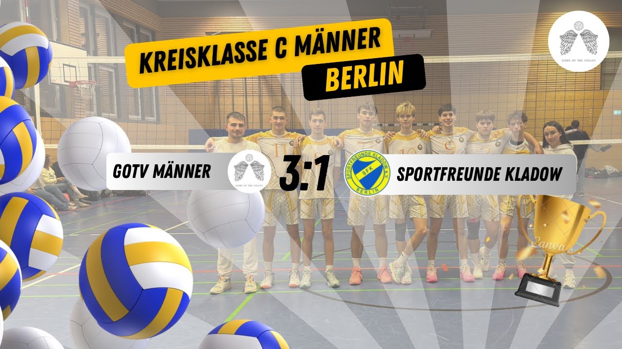 Волейбол. Kreisklasse C Männer. Третя гра. Проект “Gods of the Volley” (Берлін, Німеччина)