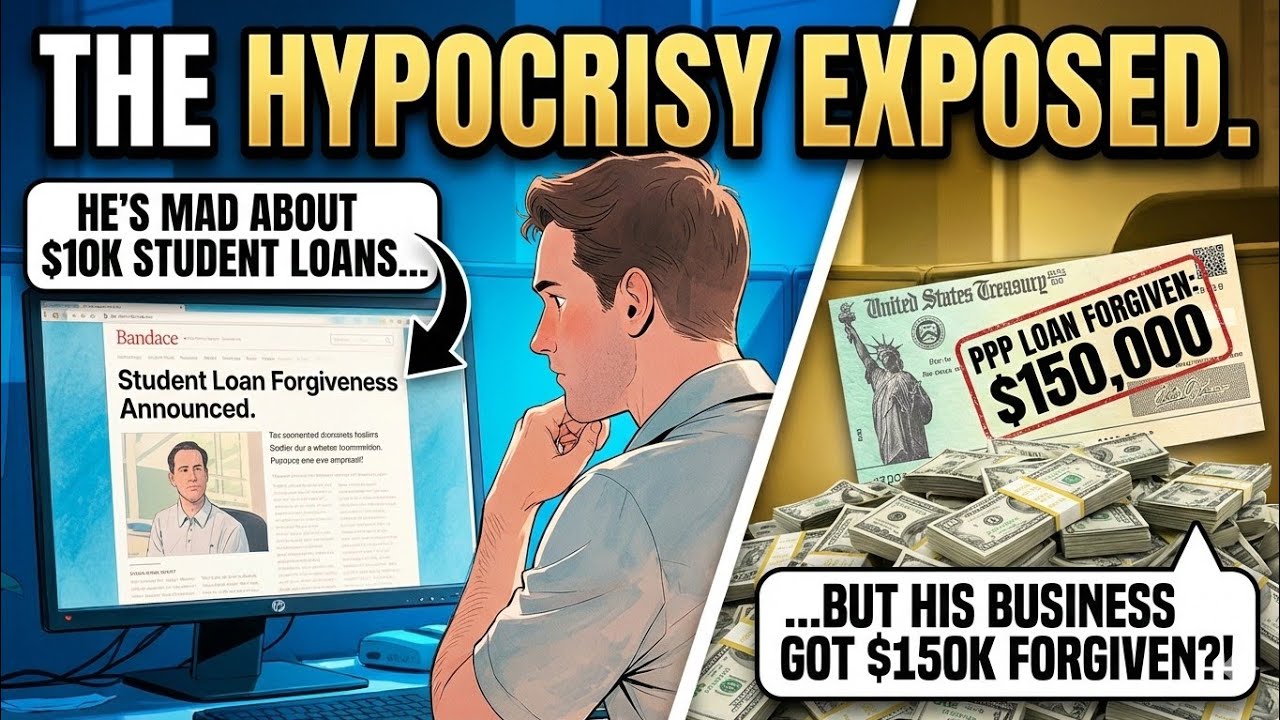 They Hate Student Loan Forgiveness — Until It Helps Them 💸🇺🇸