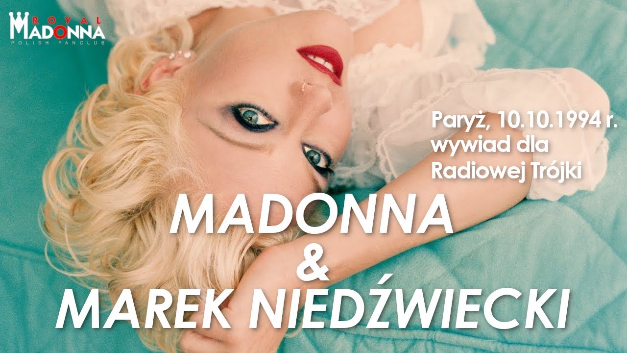 Madonna & Marek Niedźwiecki - Wywiad dla Radiowej Trójki (1994)