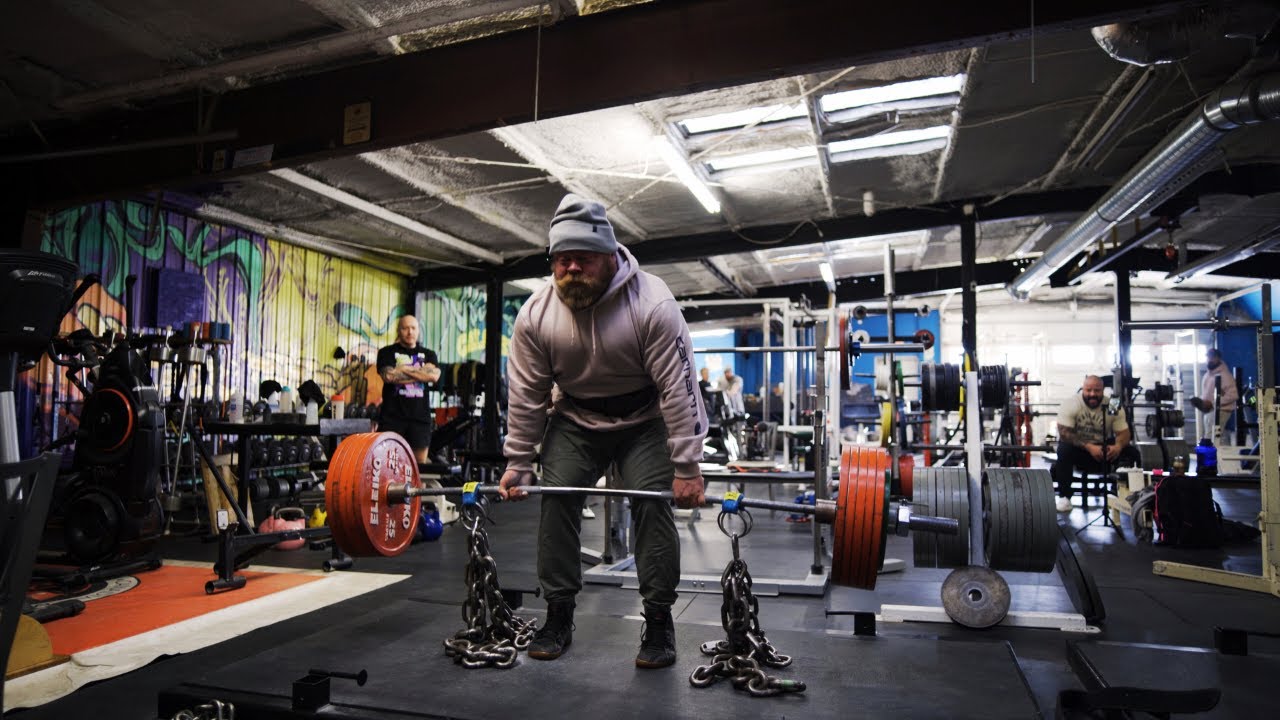 Max Effort Chain Deadlift - 111 Days Out