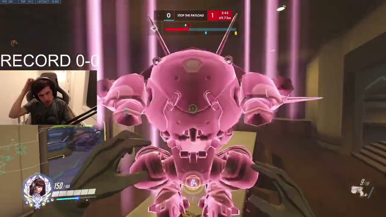 SUPER D.VA GAMEPLAY OVERWATCH SEASON 33 TOP 500