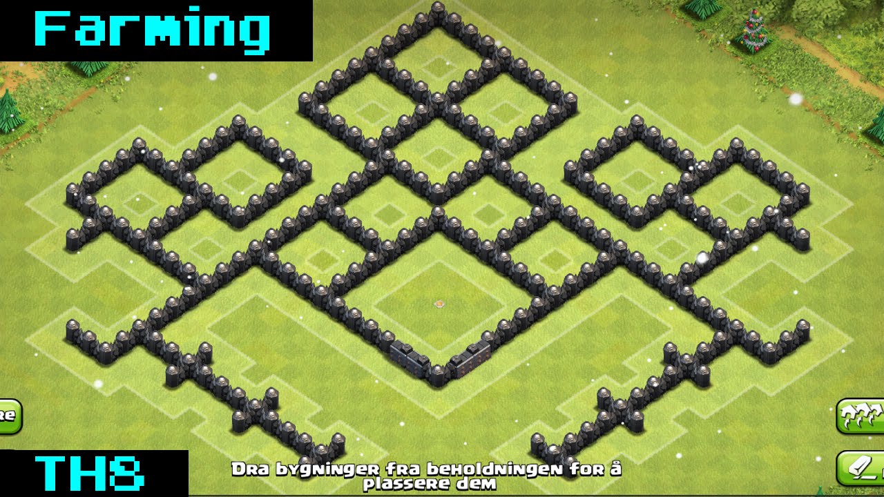 Clash Of Clans | TH8 FARMING BASE 2015 [Southern Teaser #6]
