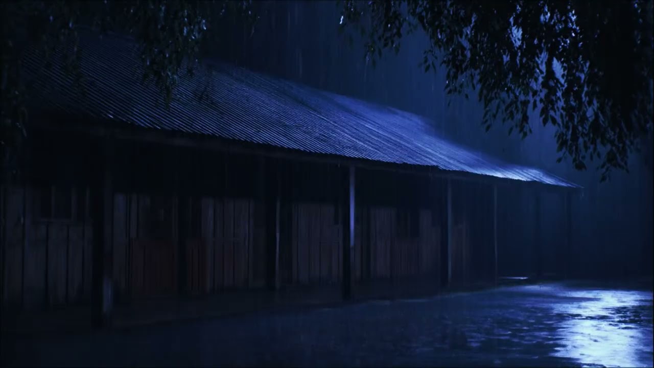 🌧️ Old Cabin in the Woods — Heavy Rain Sounds for Sleeping