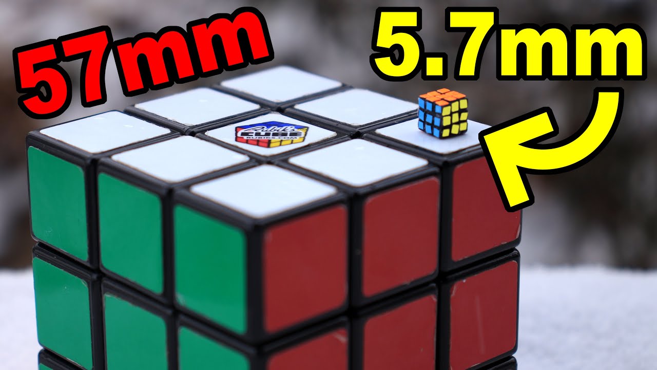 Building the WORLD'S SMALLEST Rubik's Cube...
