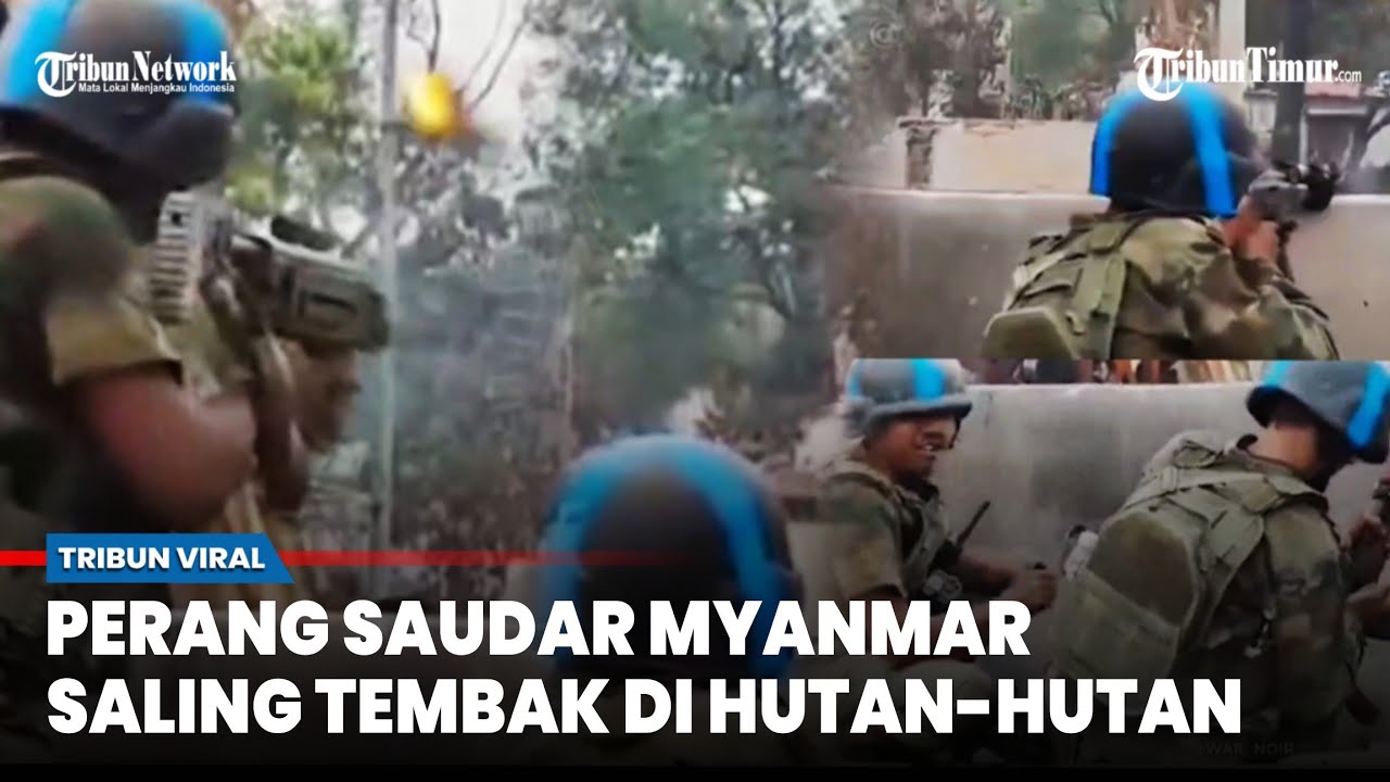 Baku Tembak Sengit! Pasukan Pertahanan Rakyat Serang Kamp Milisi Pro-Junta di Sagaing