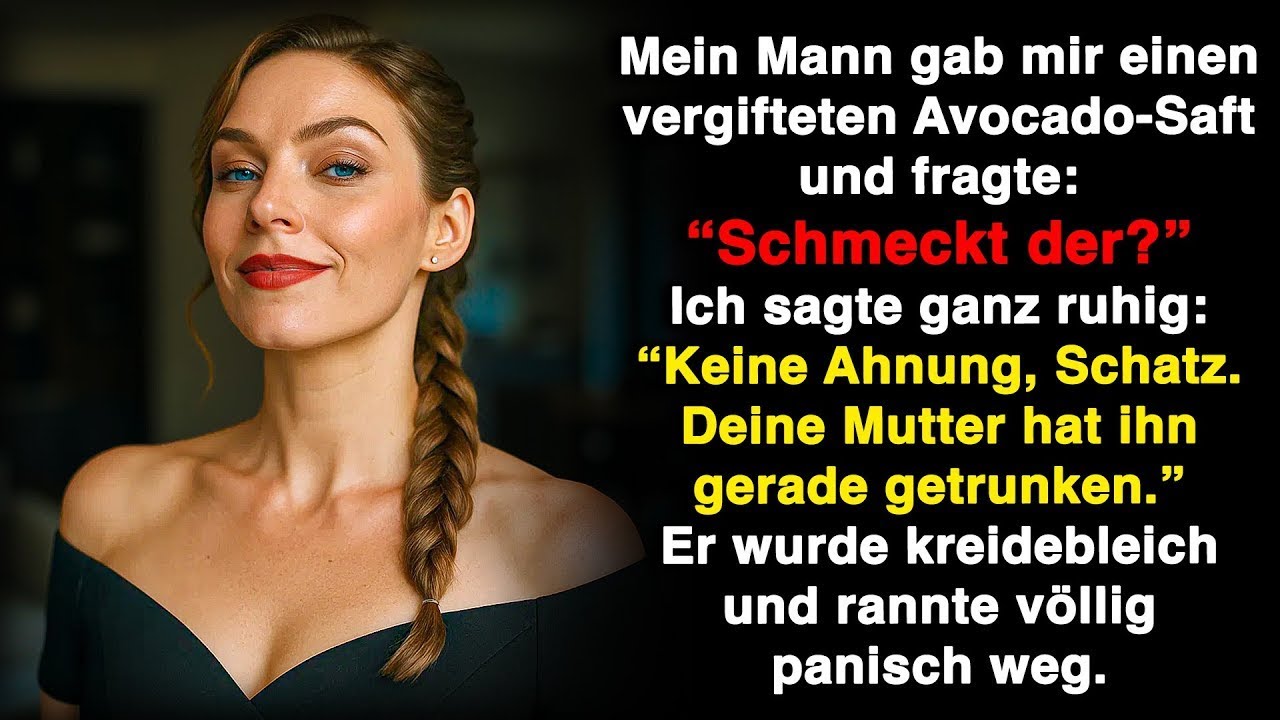 Mein Mann fragte, ob der Avocadosaft gut ist, aber seine Mutter trank alles aus…