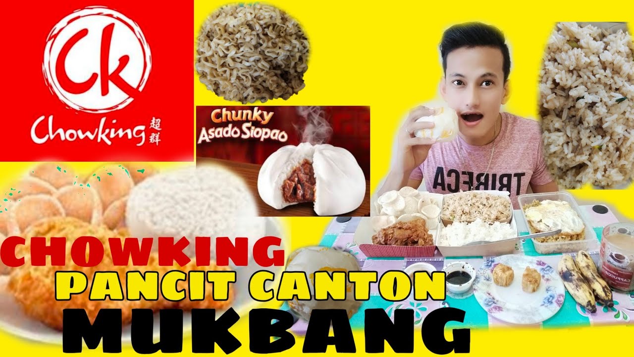 Chowking,Pancit canton MUKBANG[practice lang]