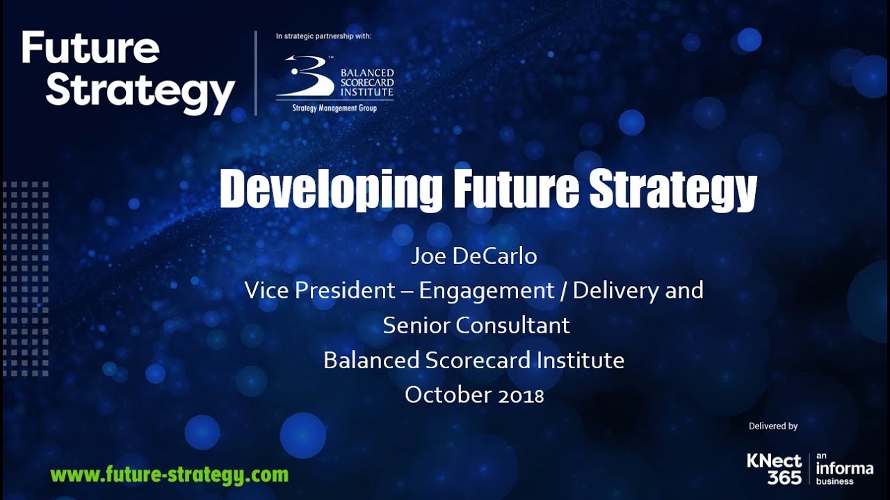 Developing Future Strategy