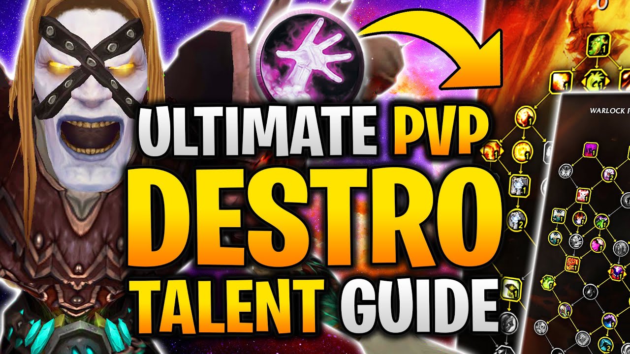 #1 GOD-TIER Destruction Warlock PvP TALENT BUILD - WoW Arena Guide - Cobrak Dragonflight 10.0.5 Tips