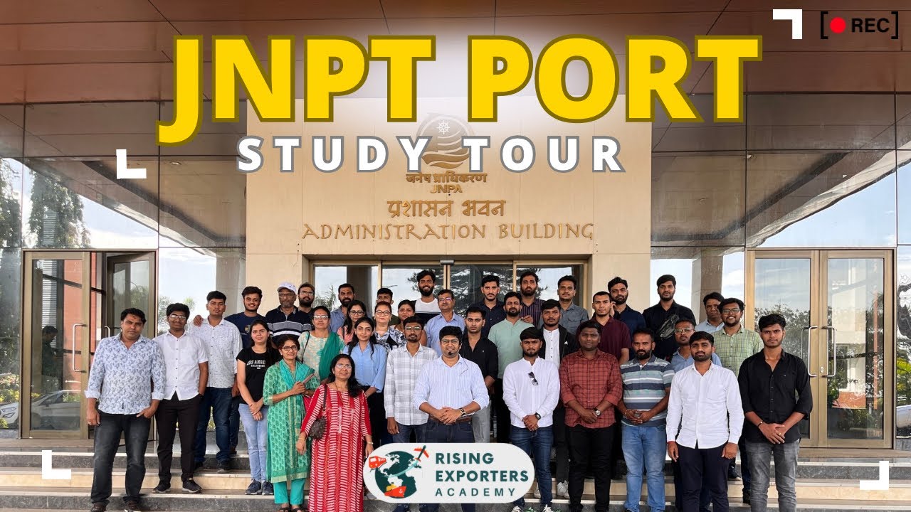 JNPT (now JNPA) port study tour (मराठी) by -Rising Exporters Academy
