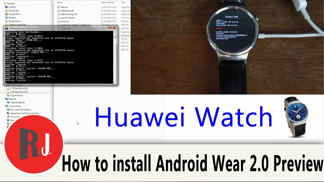 How to install Android Wear 2 0 preview on the Huawei Watch