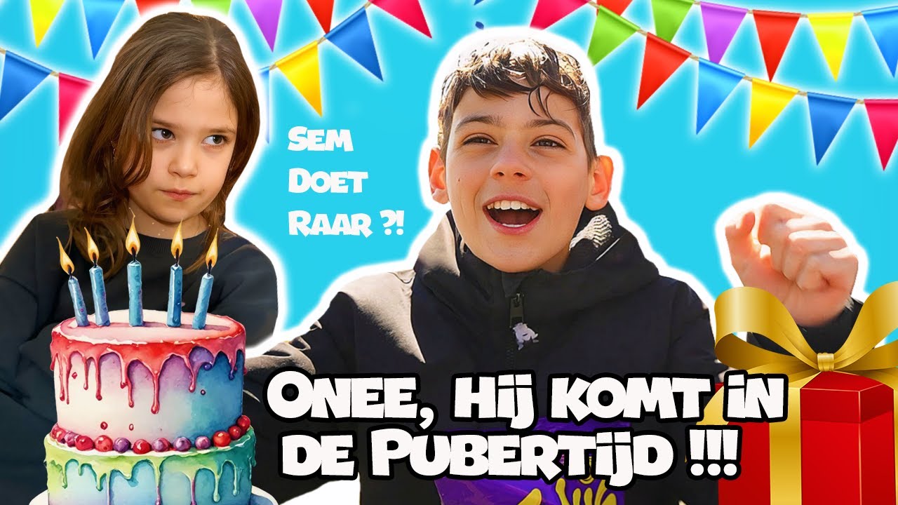 SEM VIERT ZIJN VERJAARDAG !! 12 JAAR  - De Bakkertjes #939