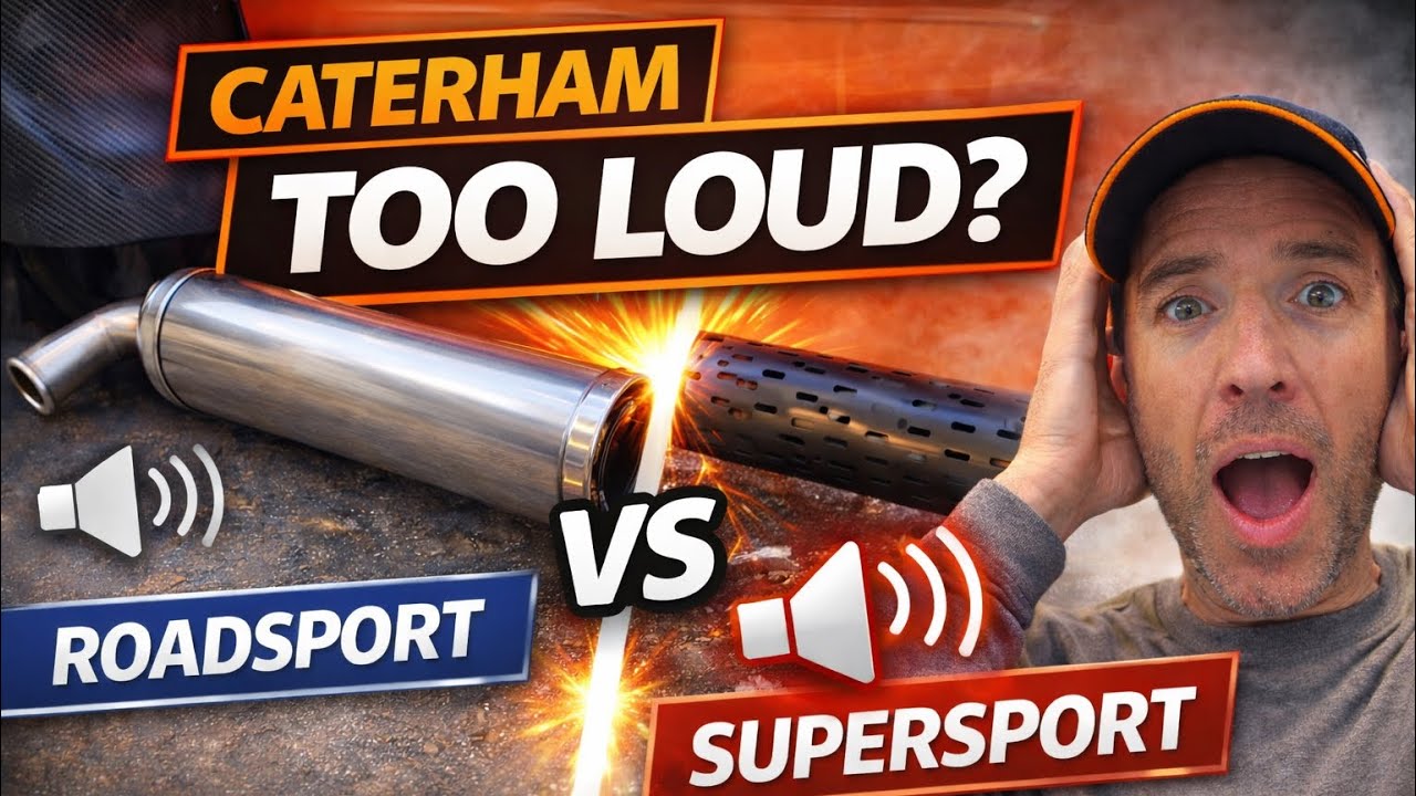 Is My Caterham TOO Loud? Roadsport vs Supersport Exhaust Test