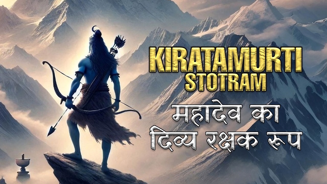 Shiva as Divine Hunter 🙏 Kiratamurti Stotra | Protection, Courage & Victory