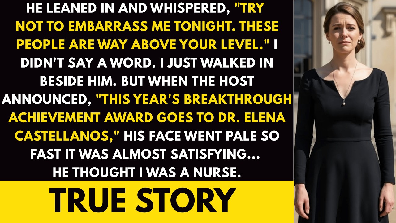 He Told Me Not to Embarrass Him at the Medical Gala—But I Was the Surgeon Receiving the Award