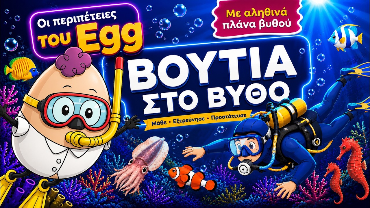 Учим морских животных | Подводное приключение | Kanaliegg