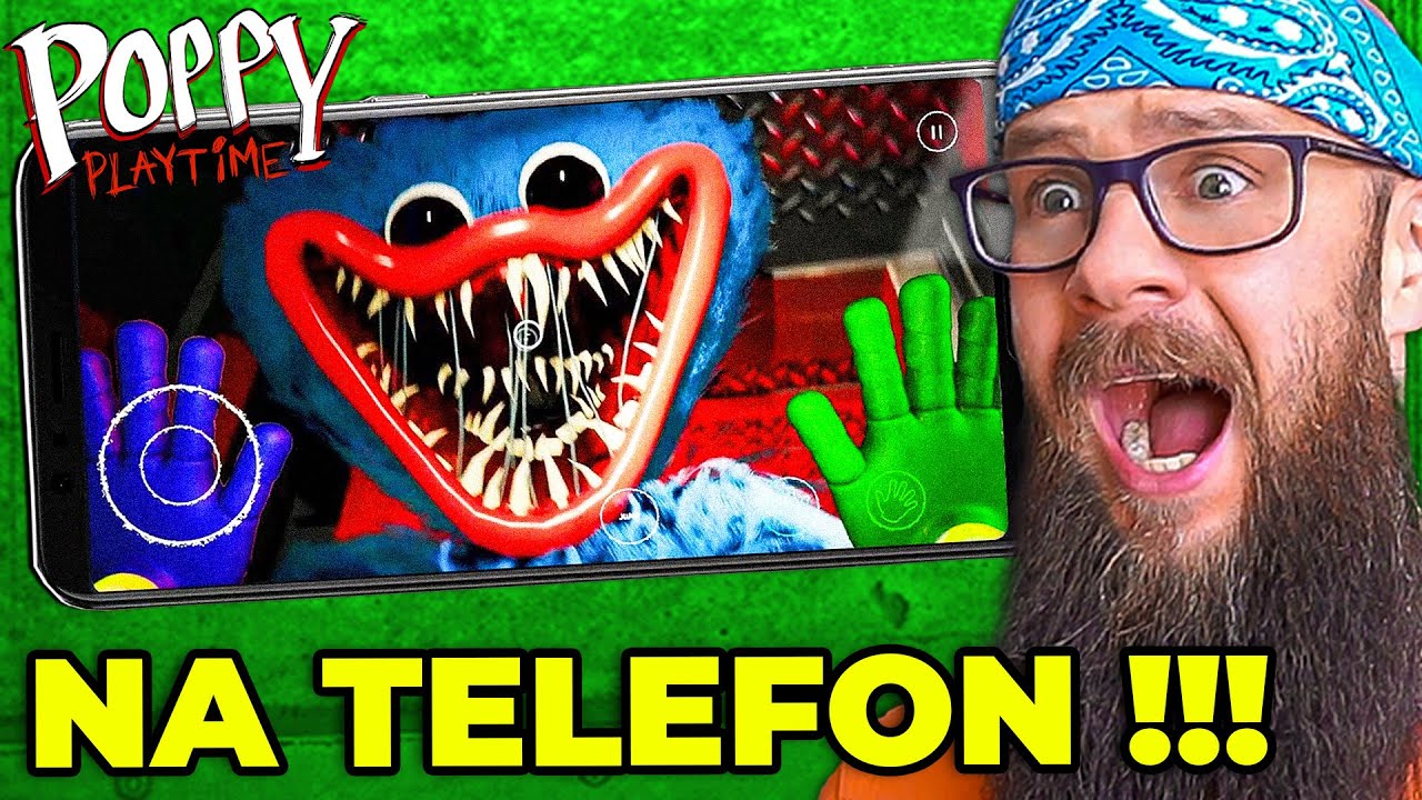 📱 Testuję *POPPY PLAYTIME CHAPTER 1* Na TELEFON ( Cała Gra! ) - MEGA NOSTALGIA 🥹🥹🥹