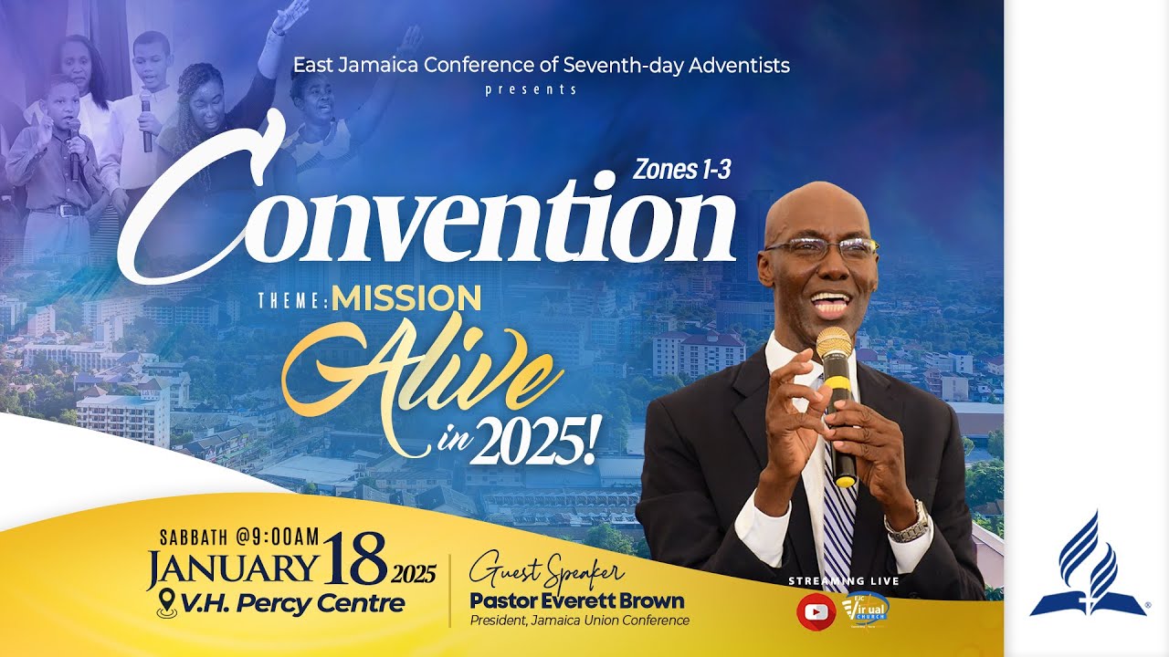 #Sabbath Morning | Convention Zones 1-3 | Pastor Everett Brown | EJC Virtual | Jan 18 | 9:00 AM
