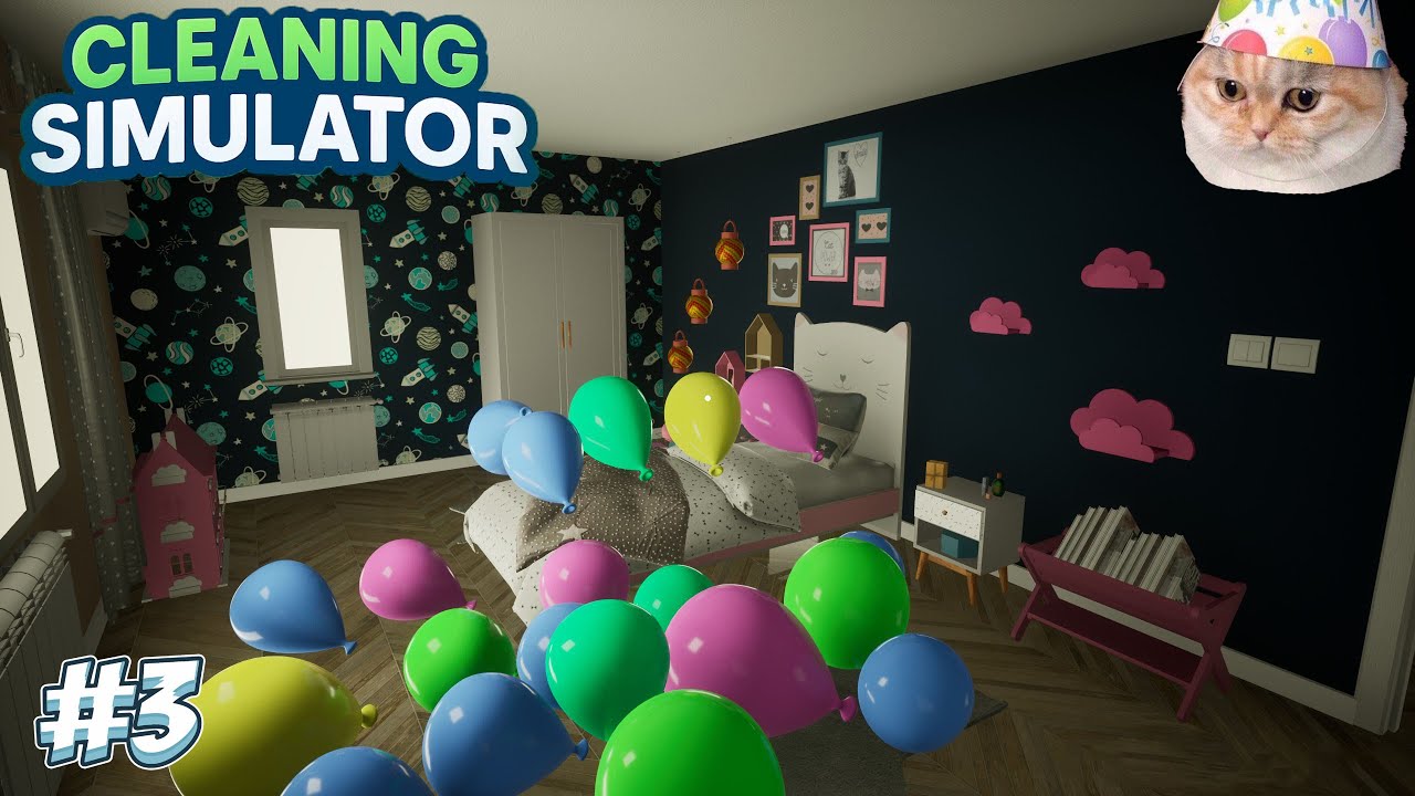 УБОРКА В ПРАЗДНИЧНОЙ АТМОСФЕРЕ! → Cleaning Simulator #3