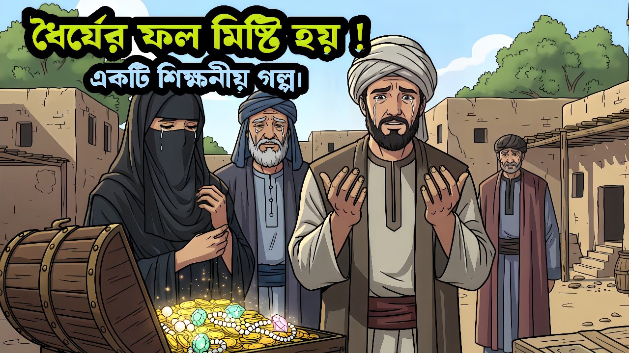 ধৈর্যের ফল মিষ্টি হয়। শিক্ষনীয় মজার গল্প!| শিক্ষণীয় কাহিনী।ইসলামিক গল্প | Islamic Golpo Bangla