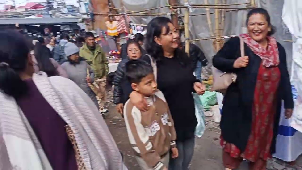 Darjeeling Gorkha  market Traditional local food...