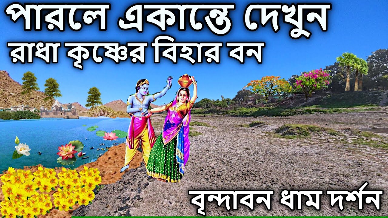 vrindavan, পারলে একান্তে দেখুন রাধা কৃষ্ণের বিহার বন । বৃন্দাবন ভ্রমণ, মথুরা বৃন্দাবন ধাম,