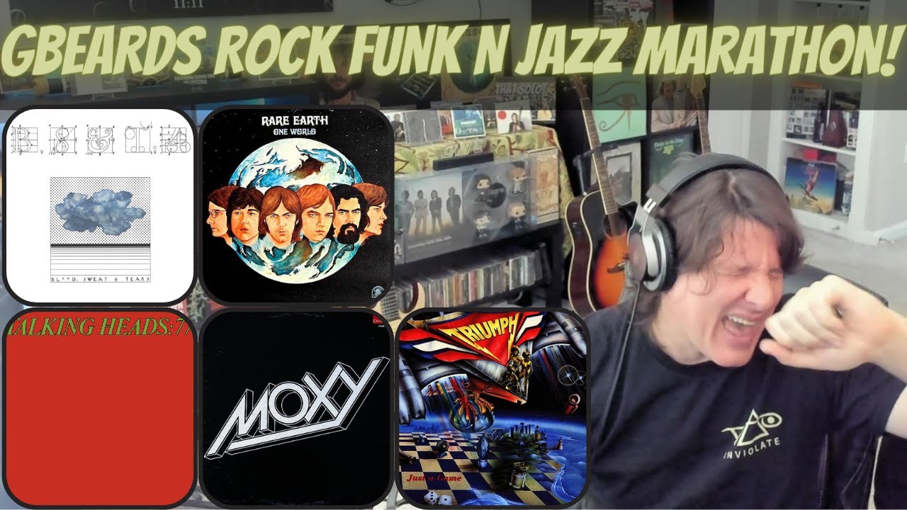 JAZZ ROCK PUNK MARATHON/Blood Sweat & Tears/Rare Earth/Talking Heads/Moxy/Triumph REACTION