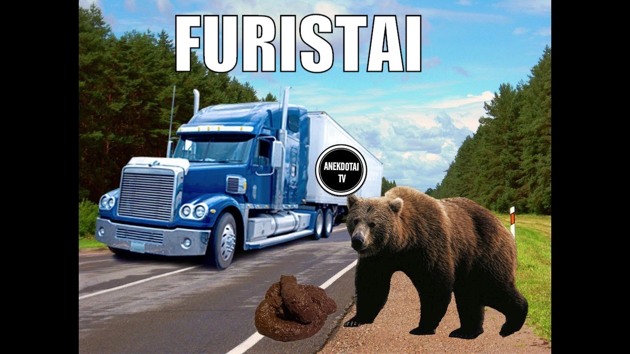 FURISTAI / ILGU REISU VAIRUOTOJAI / KOLEGA UZSIMANO &Scaron;IKTI / MI&Scaron;KE SUSITINKA ME&Scaron;KA / ANEKDOTAS