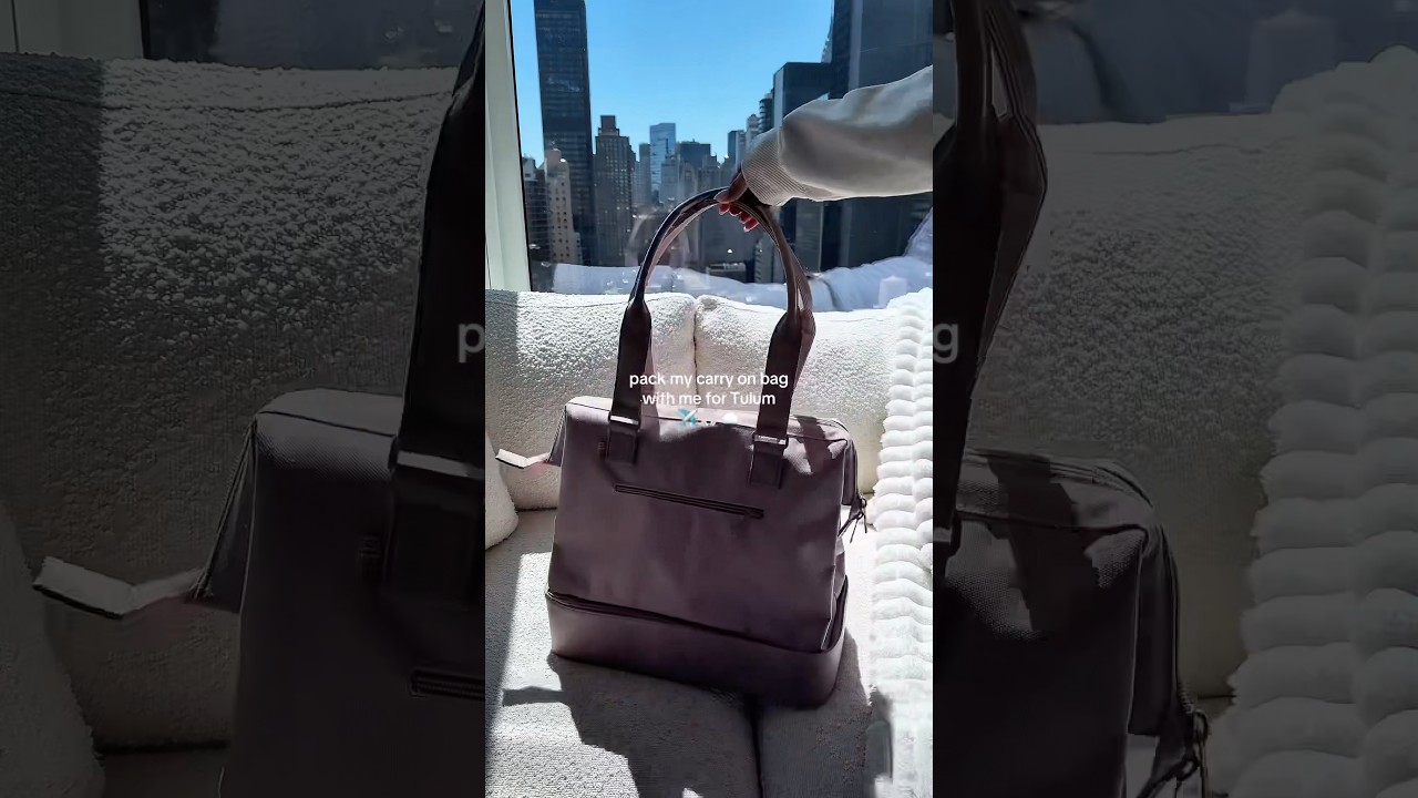 Packing my carry on bag ✈️ #packwithme #asmr #satisfying #packing #travel #traveltips #vacation