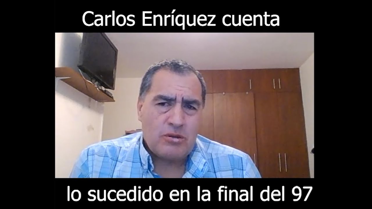 Carlos Enríquez, ex arquero de Deportivo Quito, cuenta lo sucedido en la final del 97´ante Barcelona
