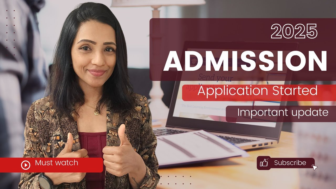 Admission 2025 Begins! A Must-Watch for 12th Students! Applications open