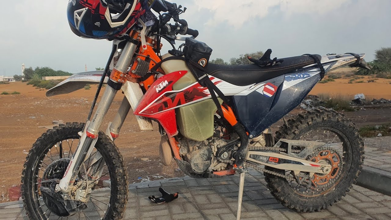 2023 KTM 500 exc f six days.... wet desert...