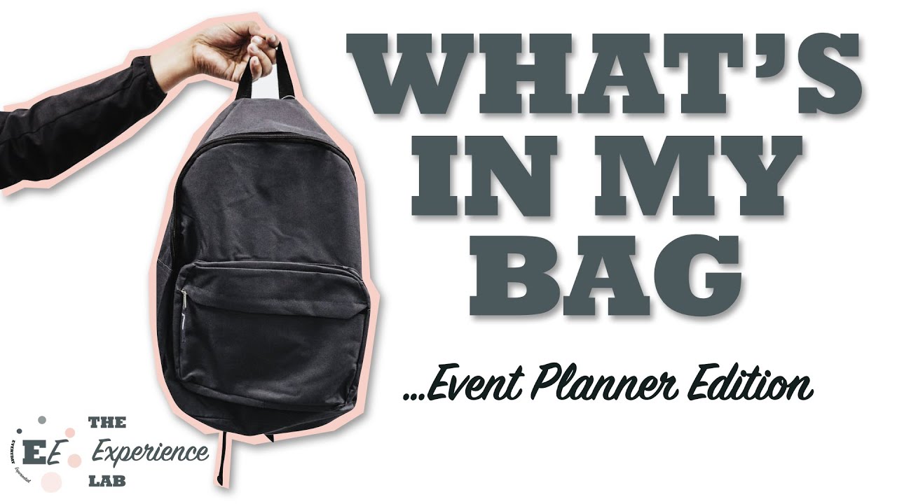 What's In My Bag: Event Planner Edition | Top 10 Essentials To Bring On Site | Everyday Experiential