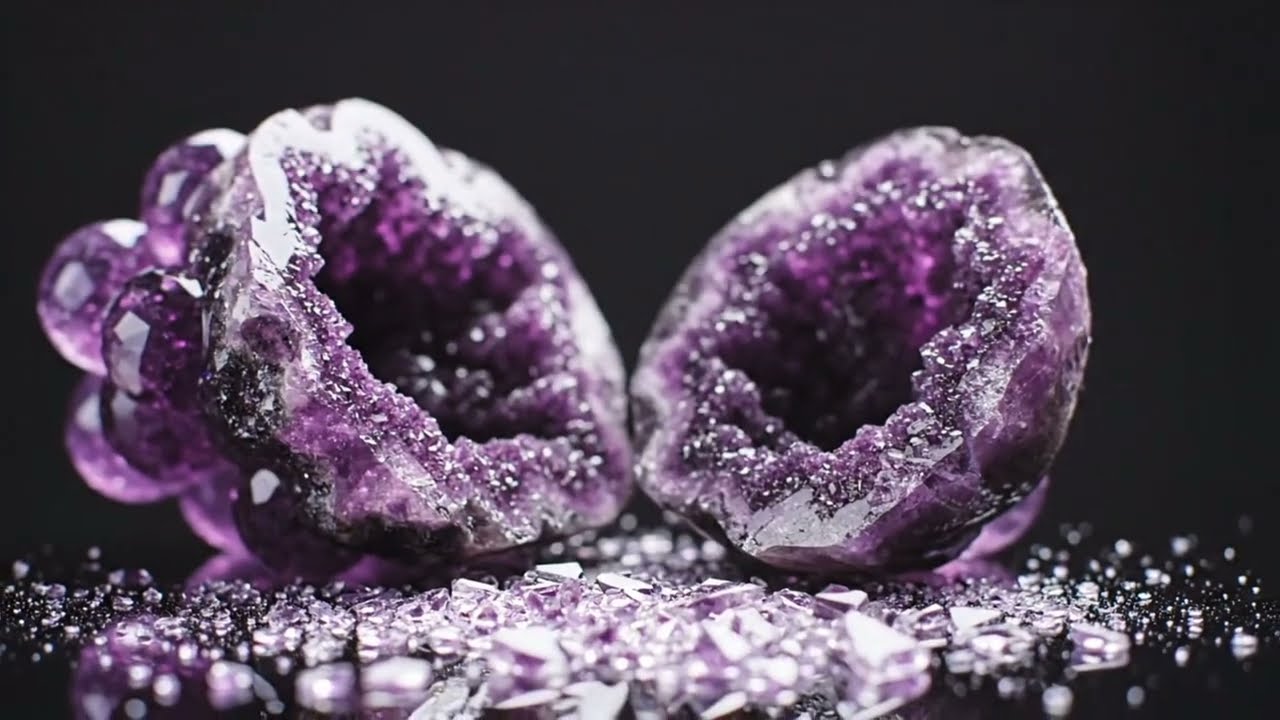 2 minutes of Crystal Cutting ASMR 💎 | Glass Fruits, Cubes & Spheres | Ultra Satisfying 8K