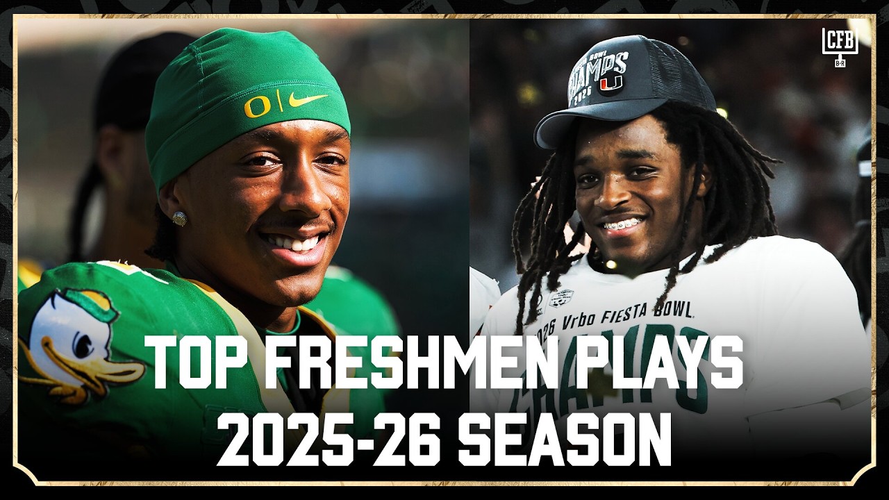 Best Freshmen Plays In 2025-26 CFB Season | College Football Highlights | Top Plays