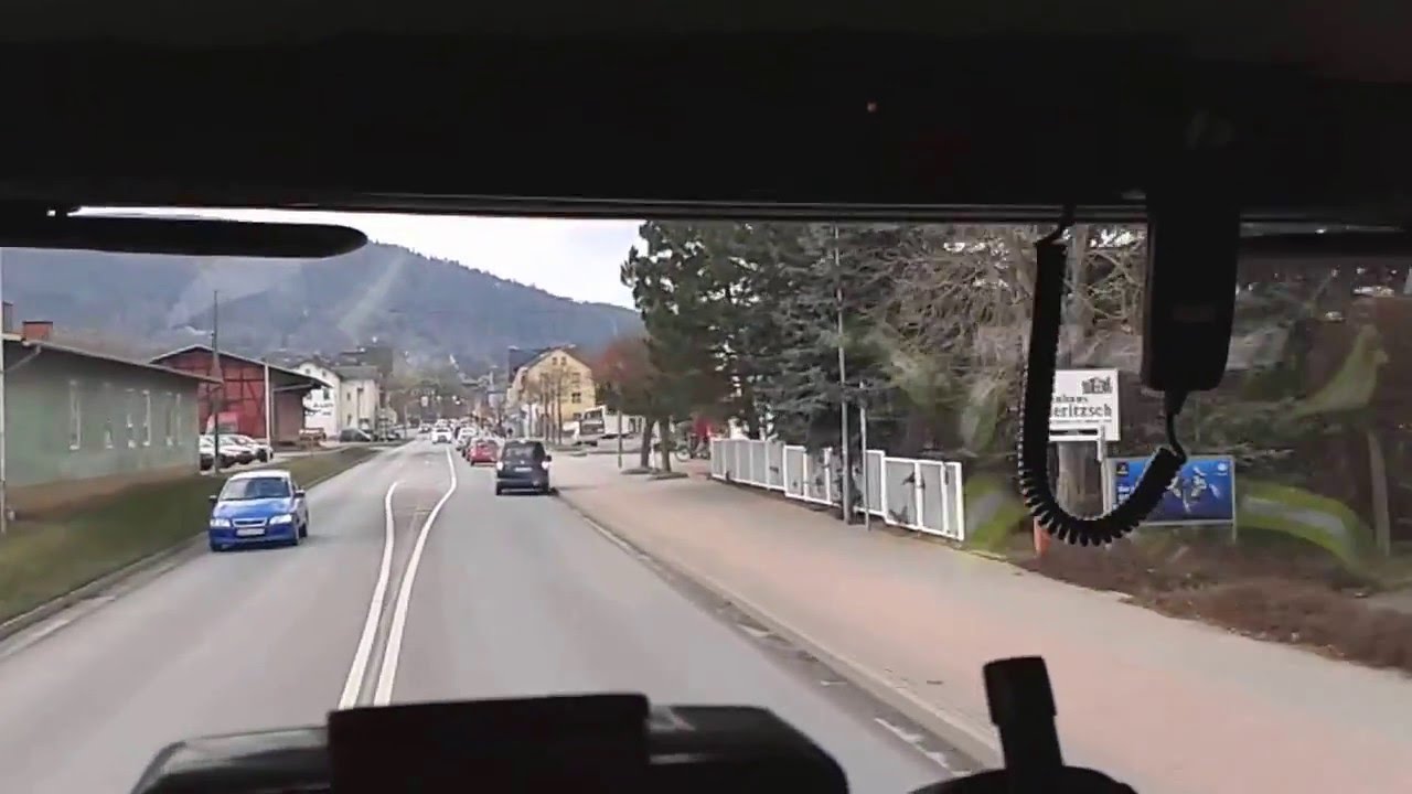 Zimmerbrand Bad Blankenburg - Einsatzfahrt Insideview LF 8/6 Feuerwehr Rudolstadt