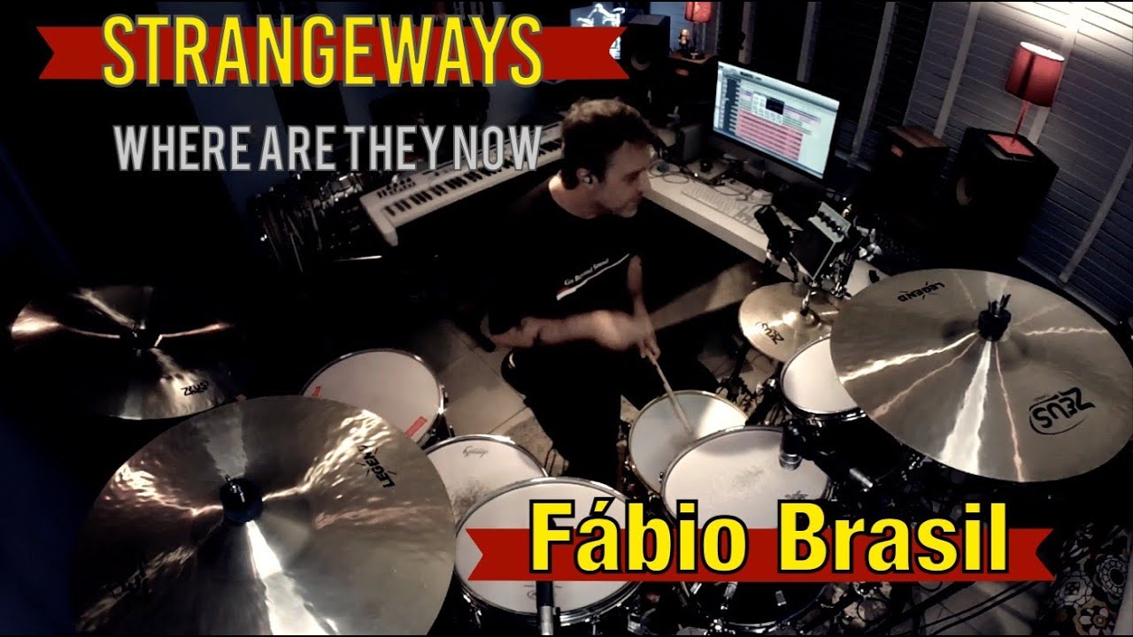 Fábio Brasil #drumframe STRANGEWAYS - Where Are They Now - TESTE DOS PRATOS ZEUS LEGEND