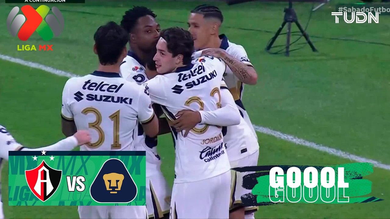 ¡Penal sobre ANTUNA y JUNINHO CASTIGA! - Atlas 1-2 Pumas | Liga MX - J5 Clausura 2026 | TUDN