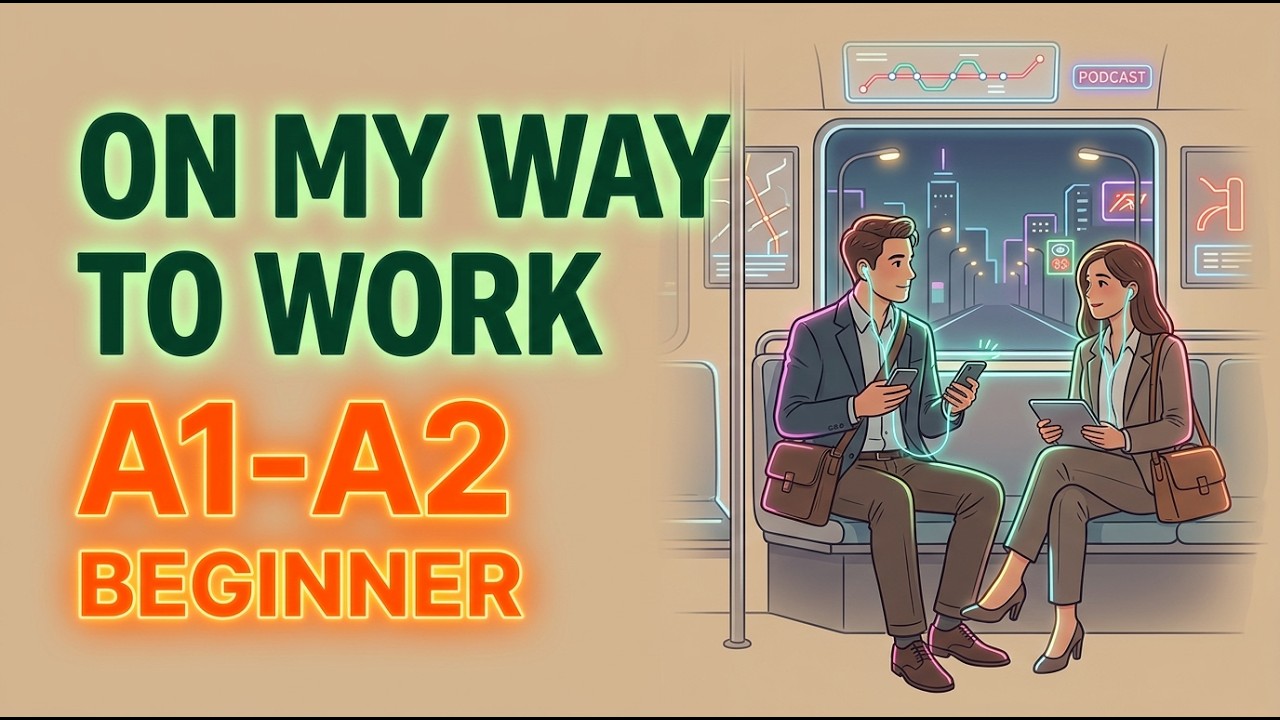 Daily English Conversation: On My Way to Work (Real-Life Phrases You’ll Actually Use)