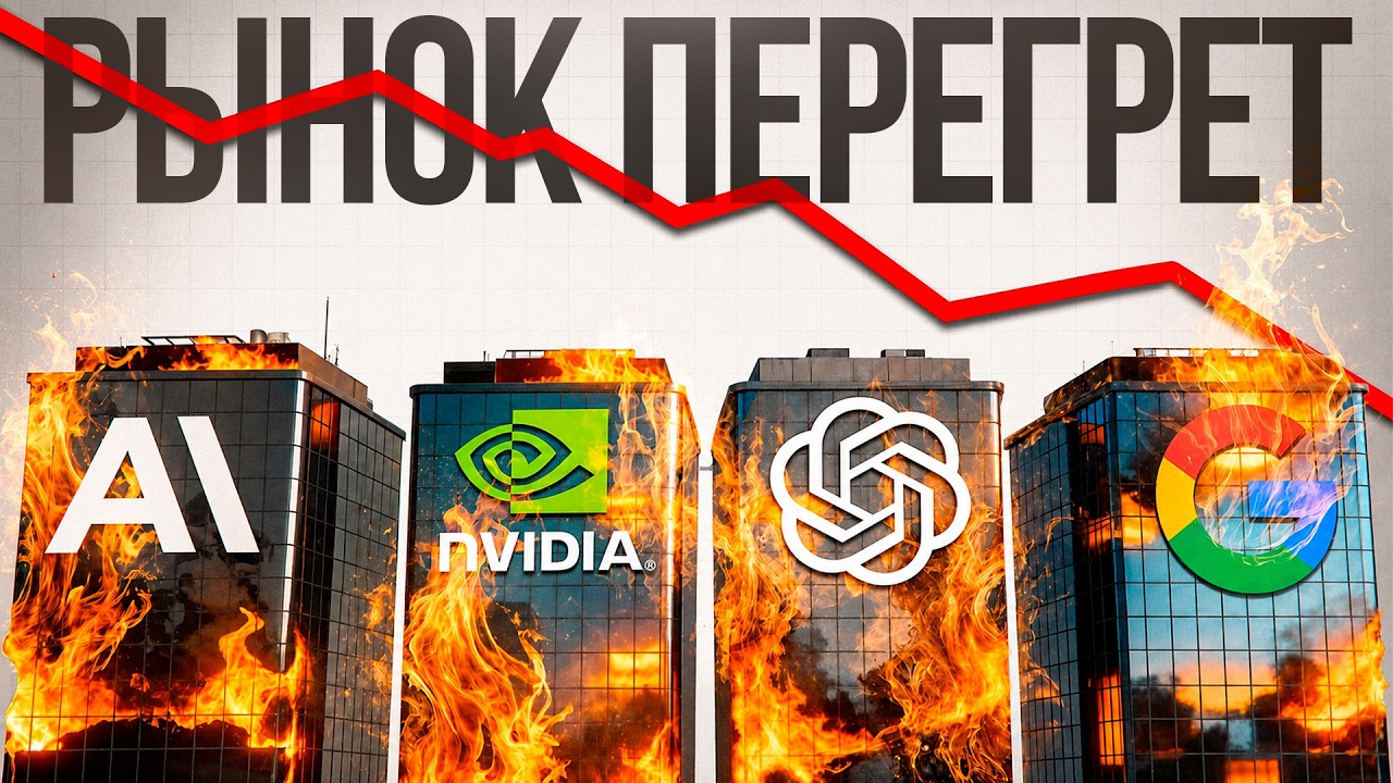 Открываю БОЛЬШОЙ ШОРТ! ИИ Пузырь Скоро Лопнет! Трейдинг