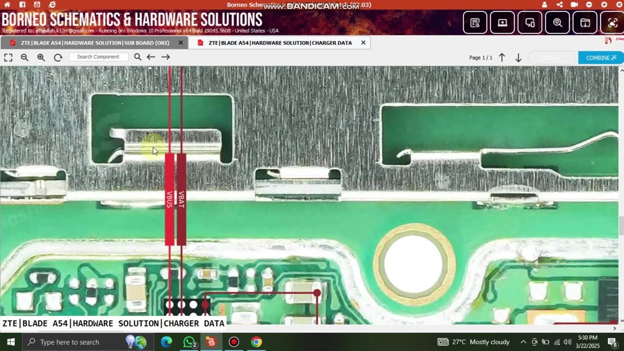 ZTE BLADE A54  NOT CHRGING | CHARGING PROBLEM | CHARGING DAIGRAM ||