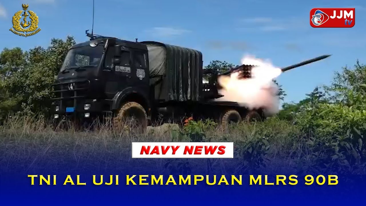 Navy News - TNI AL UJI KEAMPUHAN MLRS 90B