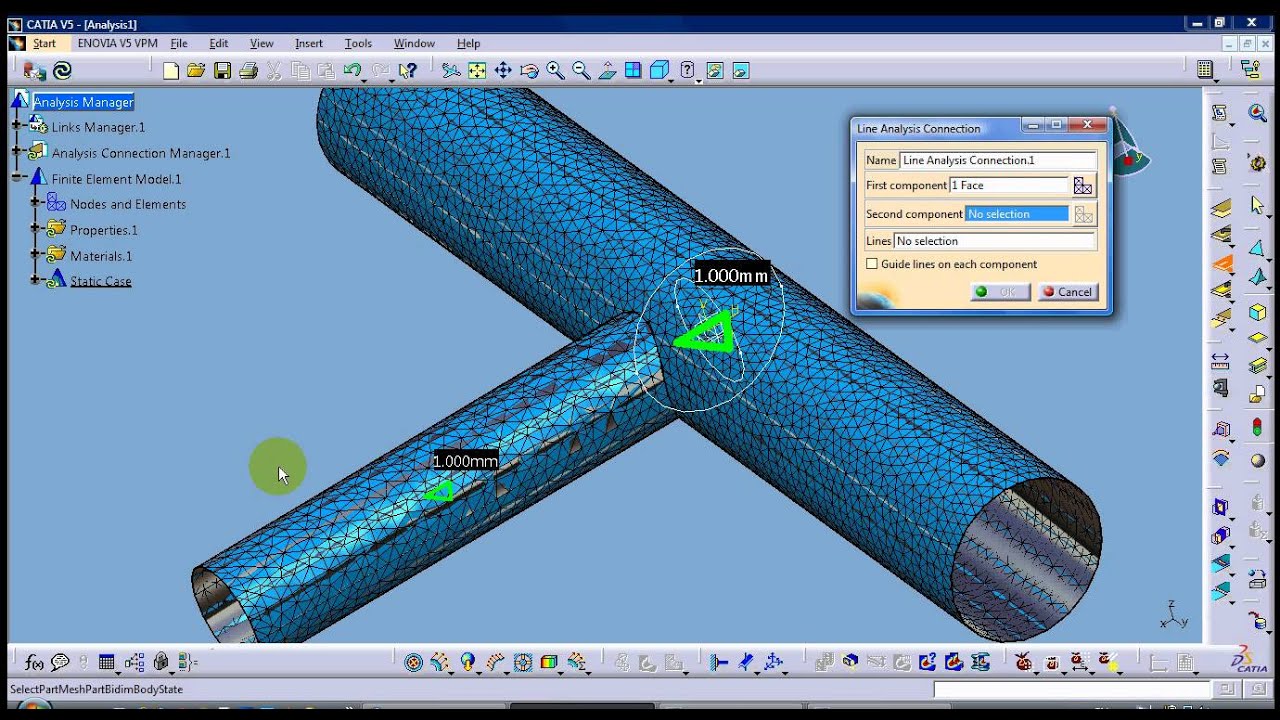 catia v5 fea seam weld.avi