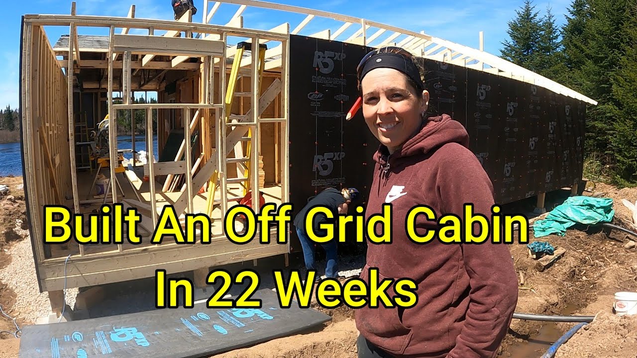 Built an Off Grid Cabin in 22 weeks/ Part 1 Demolition & Rebuild