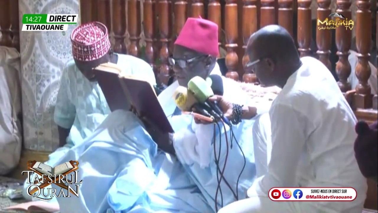🔴[ DIRECT TIVAOUANE ] TAFSIR ZAWIYA EL.HADJI MALICK SY RTA JOUR 19 l LUNDI 09 MARS 2026
