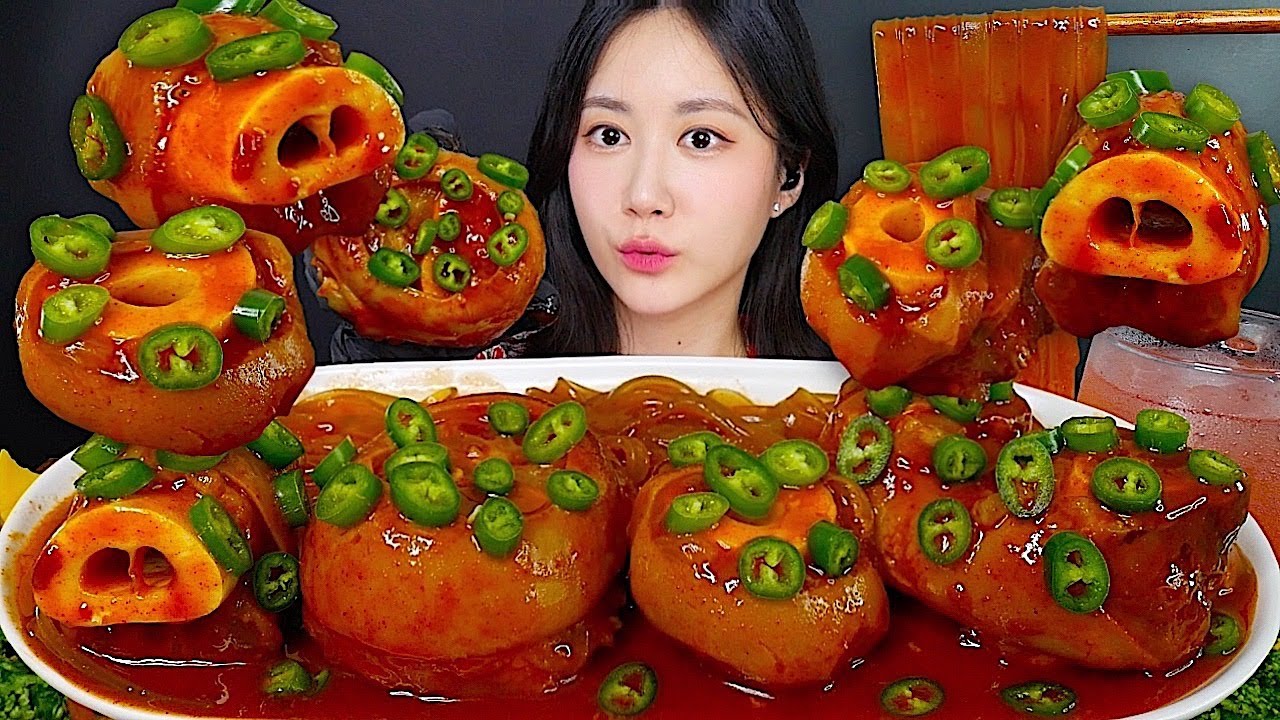 Острые Тушеные Говяжьи Ножки❤️‍🔥 Острые Говяжьи Ножки😋🔥 | eating show | mukbang asmr