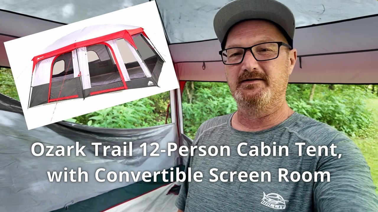 Результаты тестирования 12-местной палатки Ozark Trail из Walmart во время дождя в кемпинге