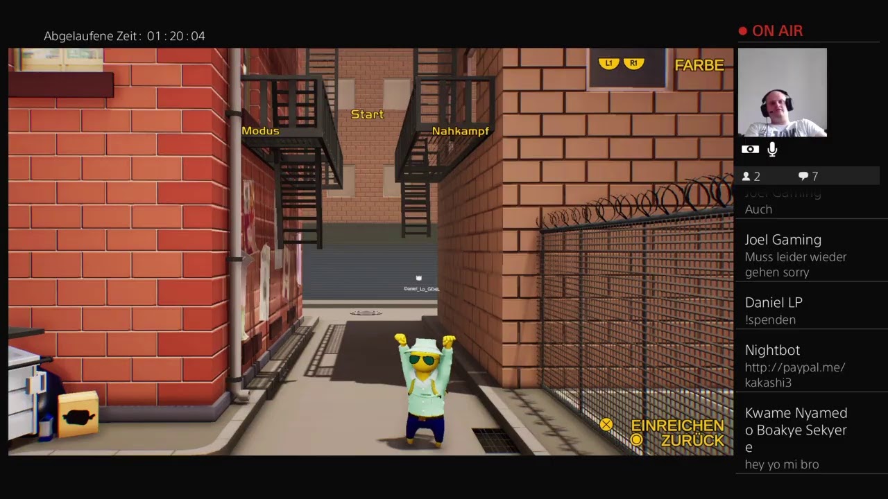 Gang Beasts multiplayer [ Germany Ps4 ] heute mal wieder mit Zuschauer Robert und